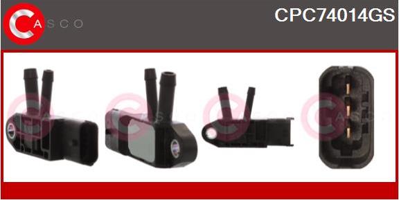Casco CPC74014GS - Перетворювач тиску, управління ОГ autozip.com.ua
