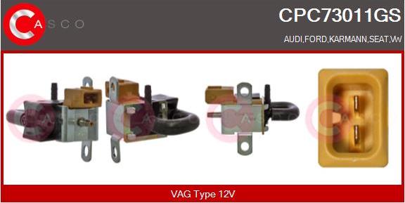 Casco CPC73011GS - Перетворювач тиску, управління ОГ autozip.com.ua