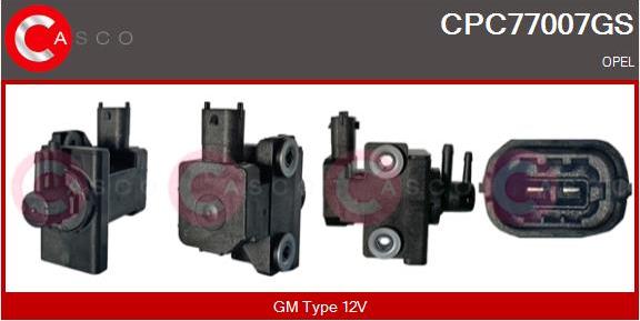 Casco CPC77007GS - Перетворювач тиску, управління ОГ autozip.com.ua