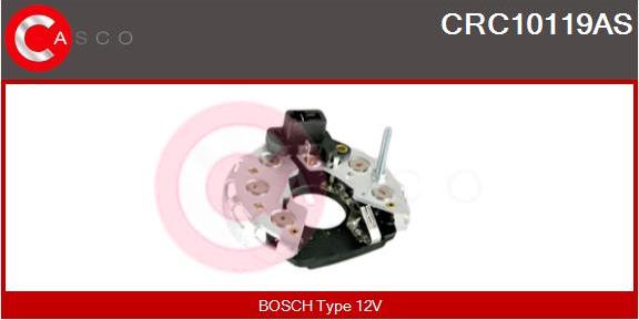 Casco CRC10119AS - Випрямляч, генератор autozip.com.ua