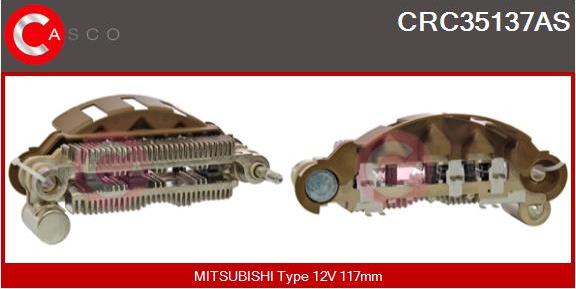 Casco CRC35137AS - Випрямляч, генератор autozip.com.ua