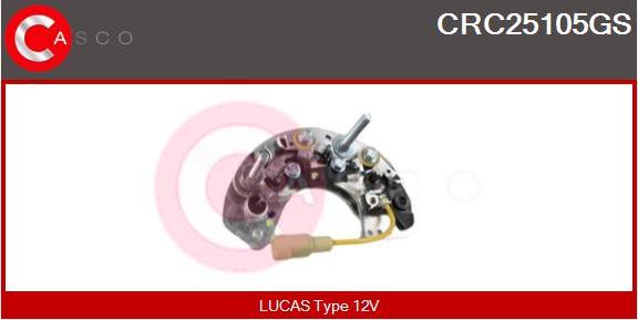 Casco CRC25105GS - Випрямляч, генератор autozip.com.ua
