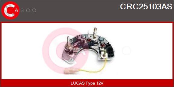 Casco CRC25103AS - Випрямляч, генератор autozip.com.ua