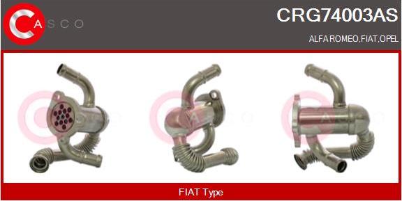 Casco CRG74003AS - Радіатор, рециркуляція ОГ autozip.com.ua