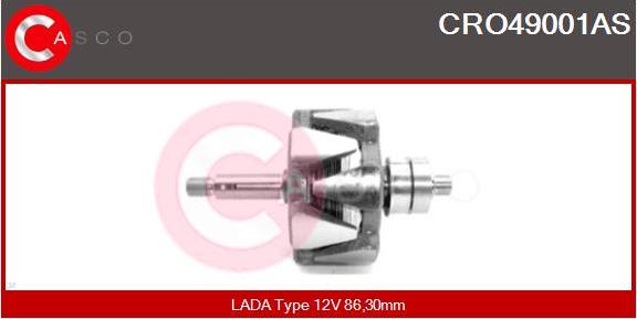 Casco CRO49001AS - Ротор, генератор autozip.com.ua