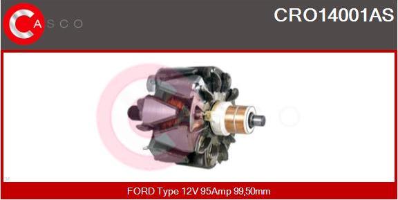 Casco CRO14001AS - Ротор, генератор autozip.com.ua