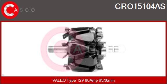 Casco CRO15104AS - Ротор, генератор autozip.com.ua