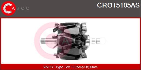 Casco CRO15105AS - Ротор, генератор autozip.com.ua