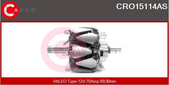 Casco CRO15114AS - Ротор, генератор autozip.com.ua