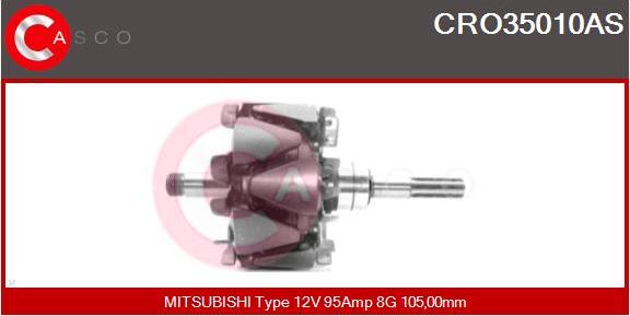 Casco CRO35010AS - Ротор, генератор autozip.com.ua