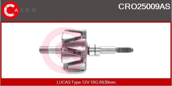 Casco CRO25009AS - Ротор, генератор autozip.com.ua
