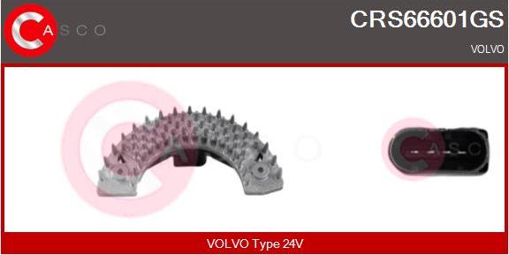 Casco CRS66601GS - Опір, реле, вентилятор салону autozip.com.ua