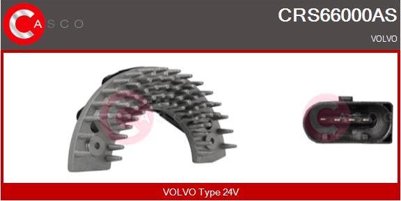 Casco CRS66000AS - Опір, реле, вентилятор салону autozip.com.ua