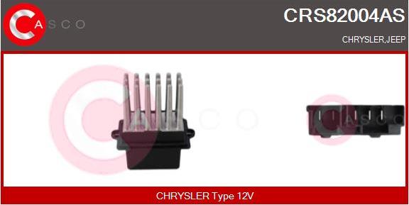 Casco CRS82004AS - Опір, реле, вентилятор салону autozip.com.ua