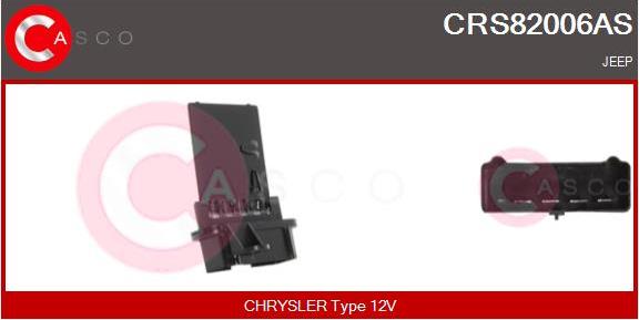 Casco CRS82006AS - Опір, реле, вентилятор салону autozip.com.ua