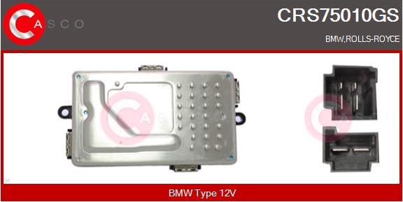 Casco CRS75010GS - Опір, реле, вентилятор салону autozip.com.ua