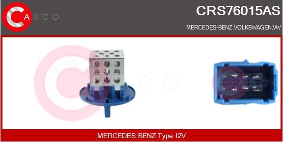 Casco CRS76015AS - Опір, реле, вентилятор салону autozip.com.ua