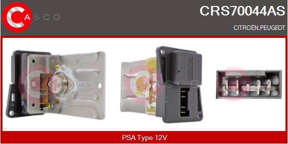 Casco CRS70044AS - Опір, реле, вентилятор салону autozip.com.ua