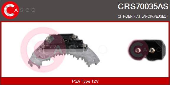 Casco CRS70035AS - Опір, реле, вентилятор салону autozip.com.ua