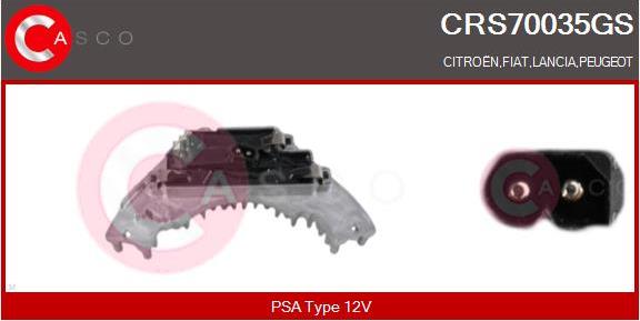 Casco CRS70035GS - Опір, реле, вентилятор салону autozip.com.ua
