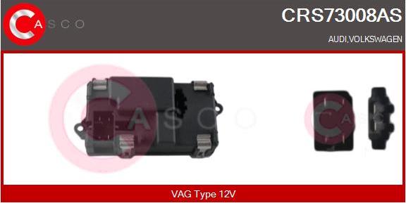 Casco CRS73008AS - Опір, реле, вентилятор салону autozip.com.ua