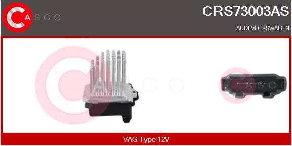 Casco CRS73003AS - Опір, реле, вентилятор салону autozip.com.ua