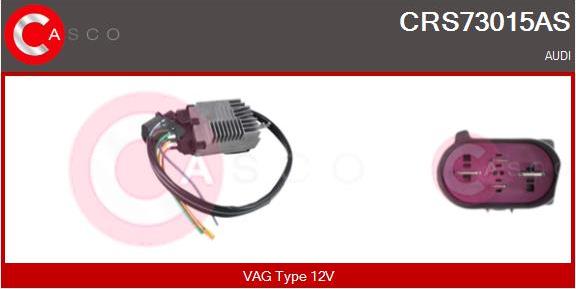 Casco CRS73015AS - Додатковий резистор, електромотор - вентилятор радіатора autozip.com.ua