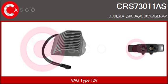 Casco CRS73011AS - Опір, реле, вентилятор салону autozip.com.ua