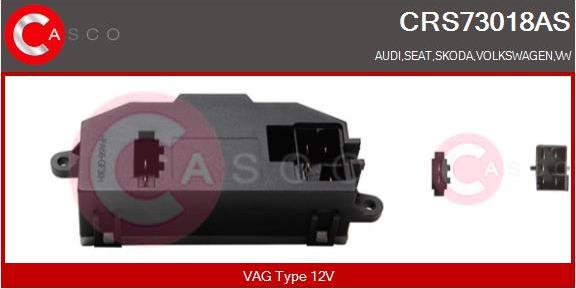 Casco CRS73018AS - Опір, реле, вентилятор салону autozip.com.ua