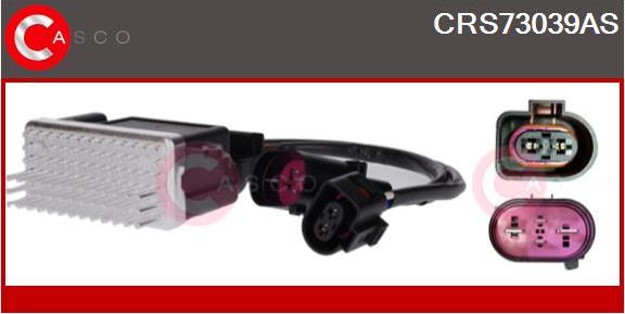 Casco CRS73039AS - Додатковий резистор, електромотор - вентилятор радіатора autozip.com.ua