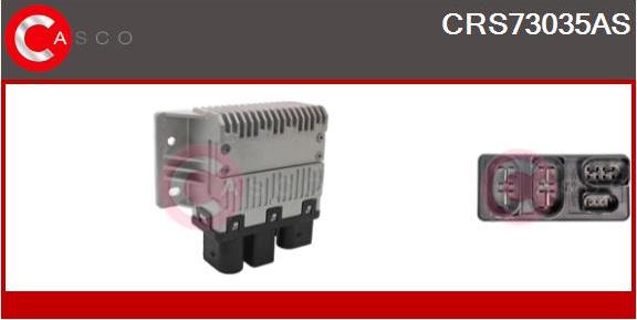 Casco CRS73035AS - Додатковий резистор, електромотор - вентилятор радіатора autozip.com.ua