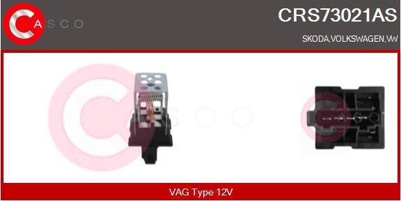 Casco CRS73021AS - Опір, реле, вентилятор салону autozip.com.ua