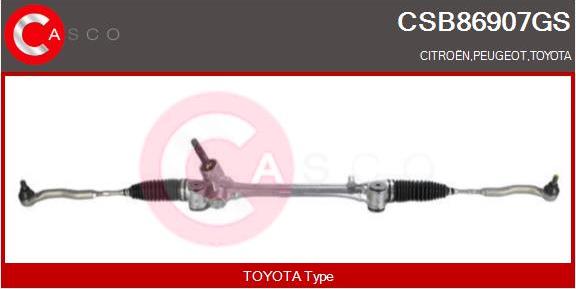 Casco CSB86907GS - Рульовий механізм, рейка autozip.com.ua