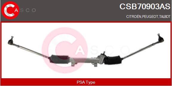 Casco CSB70903AS - Рульовий механізм, рейка autozip.com.ua