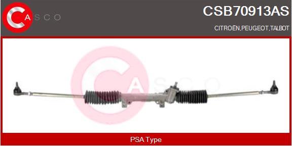 Casco CSB70913AS - Рульовий механізм, рейка autozip.com.ua