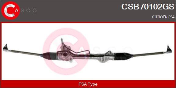 Casco CSB70102GS - Рульовий механізм, рейка autozip.com.ua