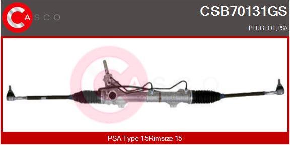Casco CSB70131GS - Рульовий механізм, рейка autozip.com.ua