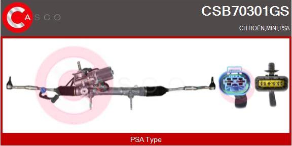 Casco CSB70301GS - Рульовий механізм, рейка autozip.com.ua