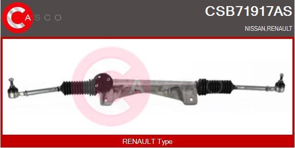 Casco CSB71917AS - Рульовий механізм, рейка autozip.com.ua