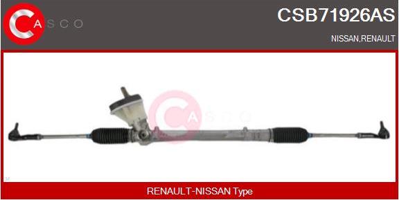 Casco CSB71926AS - Рульовий механізм, рейка autozip.com.ua