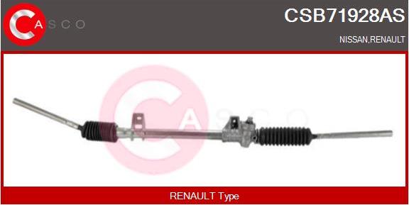 Casco CSB71928AS - Рульовий механізм, рейка autozip.com.ua