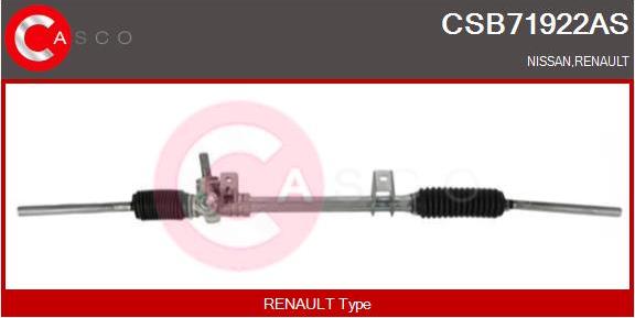 Casco CSB71922AS - Рульовий механізм, рейка autozip.com.ua