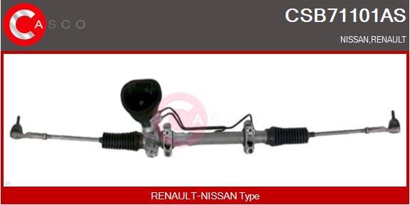 Casco CSB71101AS - Рульовий механізм, рейка autozip.com.ua