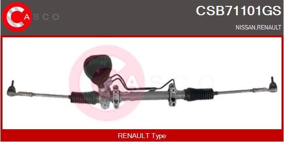 Casco CSB71101GS - Рульовий механізм, рейка autozip.com.ua
