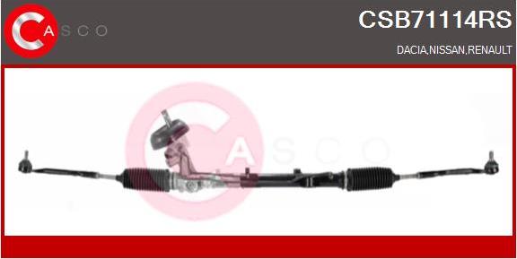 Casco CSB71114RS - Рульовий механізм, рейка autozip.com.ua