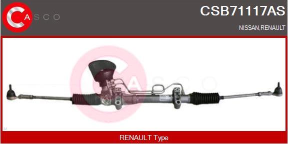 Casco CSB71117AS - Рульовий механізм, рейка autozip.com.ua