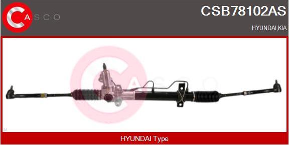 Casco CSB78102AS - Рульовий механізм, рейка autozip.com.ua