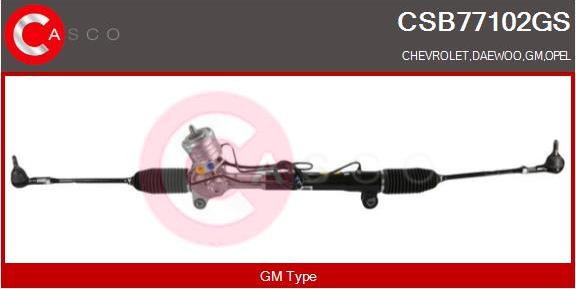 Casco CSB77102GS - Рульовий механізм, рейка autozip.com.ua