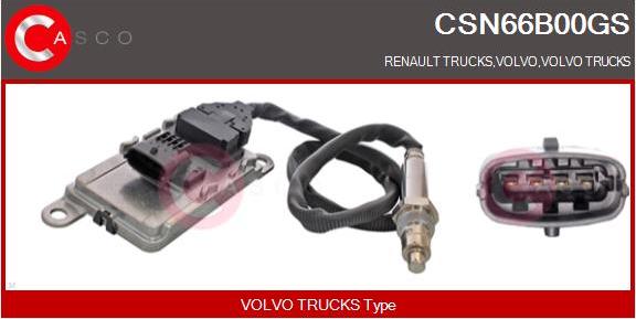 Casco CSN66B00GS - NOx-датчик, впорскування карбаміду autozip.com.ua