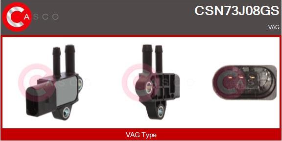Casco CSN73J08GS - Датчик, тиск вихлопних газів autozip.com.ua